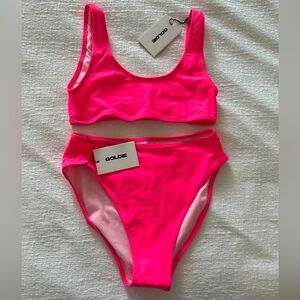 Goldie swimwear hot pink bikini set